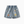 Girl Plaid Flower Applique Denim Shorts