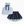 Girls Blue Gingham Bow College Style Set