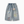 Girl Wide-Leg Patchwork Jeans with Plaid Flower Applique