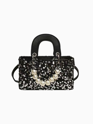 Girl Sequin Pearl Bag