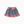Girl Red Gingham Ruffle and Cherry Print Denim Skirt