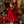 Girl Red Sequin Layered Tulle Dress and Red Sweater Set