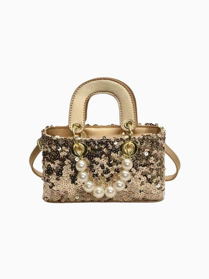 Girl Sequin Pearl Bag