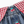 Girl Red Gingham Ruffle and Cherry Print Denim Skirt