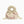 Girl Bow Charm Scrunch Bag