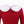 Girls Red and White Faux Fur Collar Winter Dress