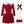 Girls Red and White Faux Fur Collar Winter Dress
